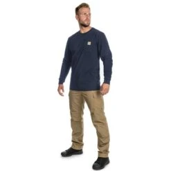 Carhartt K126 Heavyweight LS Pocket Navy T-Shirt Heren 13 Carhartt K126 Heavyweight LS Pocket Navy T-Shirt Heren -Carhartt Werkout Verkoopwinkel carhartt k126 heavyweight ls pocket navy t shirt h 6