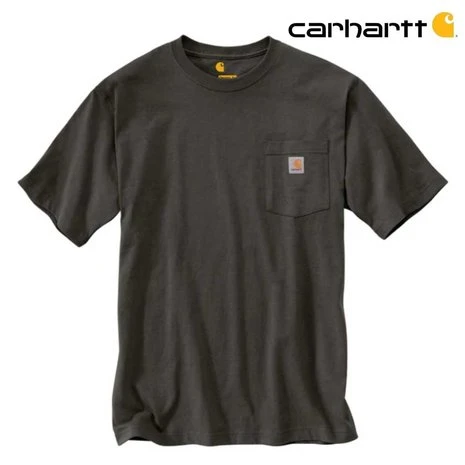 Carhartt K87 Pocket Short Sleeve Peat T-Shirt Heren 2 Carhartt K87 Pocket Short Sleeve Peat T-Shirt Heren - Afbeelding 2