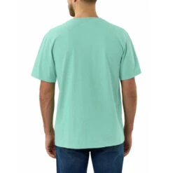 Carhartt K87 Pocket Short Sleeve Sea Green Heather T-Shirt Heren 10 Carhartt K87 Pocket Short Sleeve Sea Green Heather T-Shirt Heren -Carhartt Werkout Verkoopwinkel carhartt k87 pocket short sleeve sea green heather 4