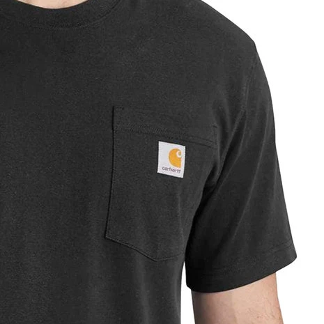 Carhartt K87 Pocket Short Sleeve Zwart T-Shirt Heren 6 Carhartt K87 Pocket Short Sleeve Zwart T-Shirt Heren - Afbeelding 6