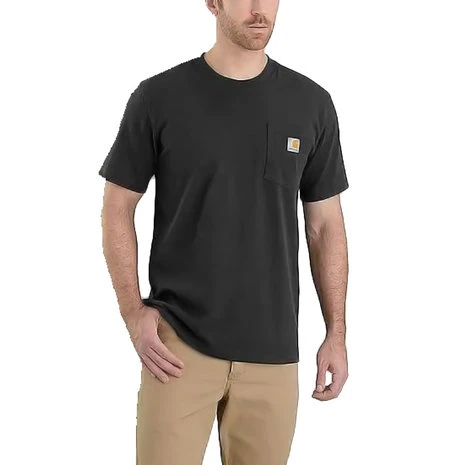 Carhartt K87 Pocket Short Sleeve Zwart T-Shirt Heren 1 Carhartt K87 Pocket Short Sleeve Zwart T-Shirt Heren