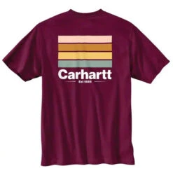 Carhartt Line Graphic Port T-Shirt Heren
