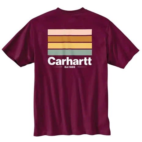 Carhartt Line Graphic Port T-Shirt Heren 1 Carhartt Line Graphic Port T-Shirt Heren