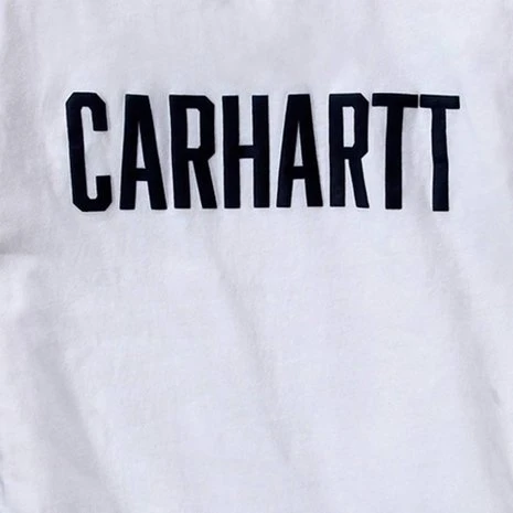 Carhartt Maddock Graphic Block Logo S-S Wit Shirt Heren 6 Carhartt Maddock Graphic Block Logo S-S Wit Shirt Heren - Afbeelding 6