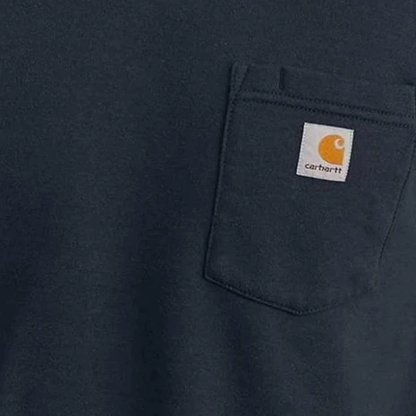 Carhartt Midweight Crewneck Pocket New Navy Sweatshirt Heren 3 Carhartt Midweight Crewneck Pocket New Navy Sweatshirt Heren - Afbeelding 3