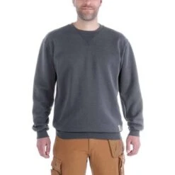Carhartt Midweight Crewneck Sweatshirt Carbon Heather Heren