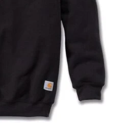 Carhartt Midweight Crewneck Sweatshirt Zwart Heren -Carhartt Werkout Verkoopwinkel carhartt midweight crewneck sweatshirt zwart heren 2