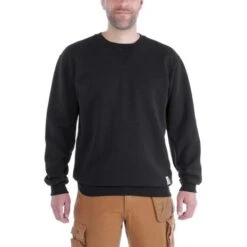 Carhartt Midweight Crewneck Sweatshirt Zwart Heren