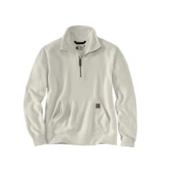 Carhartt Midweight Half Zip Malt Sweatshirt Dames