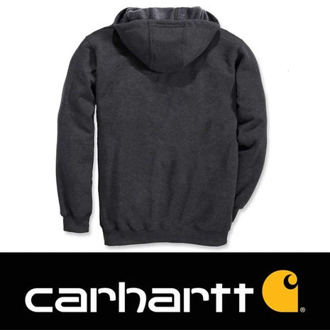 Carhartt Midweight Hooded Carbon Heather Sweater Heren 2 Carhartt Midweight Hooded Carbon Heather Sweater Heren - Afbeelding 2