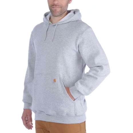 Carhartt Midweight Hooded Sweatshirt Heather Grey Heren 1 Carhartt Midweight Hooded Sweatshirt Heather Grey Heren