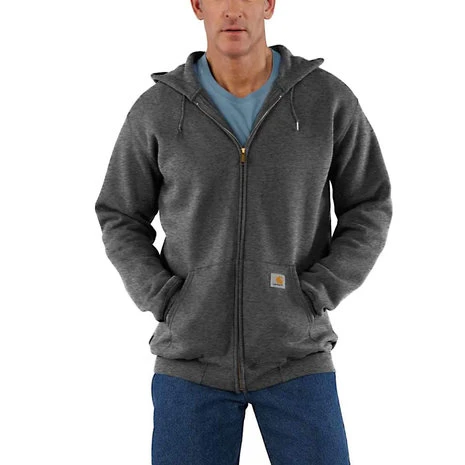 Carhartt Midweight Zip Hooded Carbon Heather Sweatshirt Heren 1 Carhartt Midweight Zip Hooded Carbon Heather Sweatshirt Heren