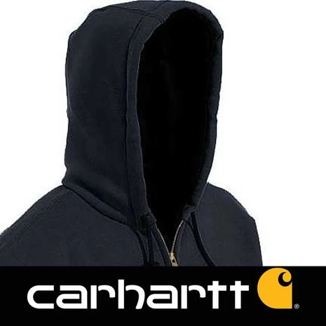 Carhartt Midweight Zip Hooded Sweatshirt Zwart Heren 2 Carhartt Midweight Zip Hooded Sweatshirt Zwart Heren - Afbeelding 2