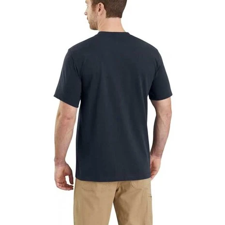 Carhartt Pocket Short Sleeve Black T-Shirt Heren 4 Carhartt Pocket Short Sleeve Black T-Shirt Heren - Afbeelding 4