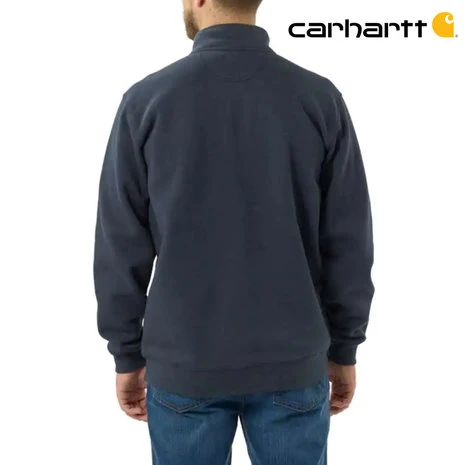 Carhartt Quarter-Zip New Navy Sweatshirt Heren 2 Carhartt Quarter-Zip New Navy Sweatshirt Heren - Afbeelding 2