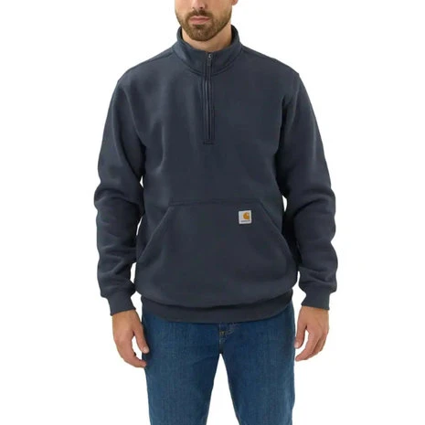 Carhartt Quarter-Zip New Navy Sweatshirt Heren 1 Carhartt Quarter-Zip New Navy Sweatshirt Heren