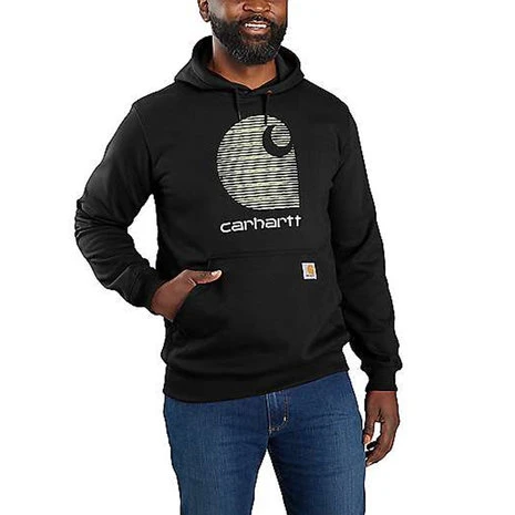 Carhartt Rain Defender C Logo Graphic Zwart Sweatshirt Heren 1 Carhartt Rain Defender C Logo Graphic Zwart Sweatshirt Heren