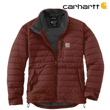 Carhartt Rain Defender Lightweight Insulated Mineral Red Jas Heren 2 Carhartt Rain Defender Lightweight Insulated Mineral Red Jas Heren - Afbeelding 2