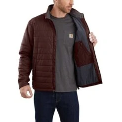 Carhartt Rain Defender Lightweight Insulated Mineral Red Jas Heren 7 Carhartt Rain Defender Lightweight Insulated Mineral Red Jas Heren -Carhartt Werkout Verkoopwinkel carhartt rain defender lightweight insulated miner 2