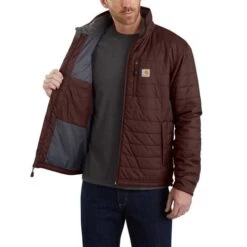 Carhartt Rain Defender Lightweight Insulated Mineral Red Jas Heren 8 Carhartt Rain Defender Lightweight Insulated Mineral Red Jas Heren -Carhartt Werkout Verkoopwinkel carhartt rain defender lightweight insulated miner 3
