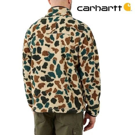 Carhartt Relaxed Fit Fleece Duck Camo Pullover Heren 2 Carhartt Relaxed Fit Fleece Duck Camo Pullover Heren - Afbeelding 2