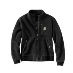 Carhartt Relaxed Fit Zwart Fleece Jas Dames