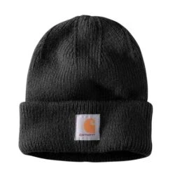 Carhartt Rib Knit Zwart Beanie