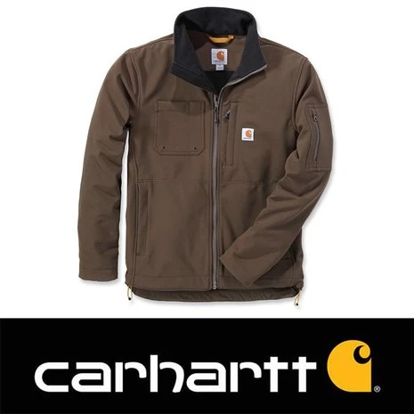 Carhartt Rough Cut Jacket Dark Coffee Heren 2 Carhartt Rough Cut Jacket Dark Coffee Heren - Afbeelding 2