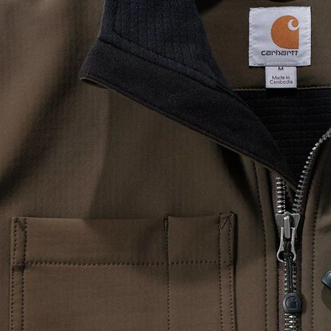 Carhartt Rough Cut Jacket Dark Coffee Heren 4 Carhartt Rough Cut Jacket Dark Coffee Heren - Afbeelding 4