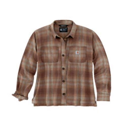 Carhartt Rugged Flex Midweight Flannel LS Plaid Shirt Dames
