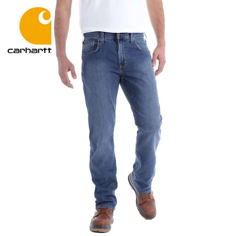 Carhartt Rugged Flex Relaxed Straight Fit Coldwater Jeans Heren 2 Carhartt Rugged Flex Relaxed Straight Fit Coldwater Jeans Heren - Afbeelding 2