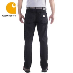 Carhartt Rugged Flex Relaxed Straight Fit Dusty Black Jeans Heren -Carhartt Werkout Verkoopwinkel carhartt rugged flex relaxed straight fit dusty bl 3