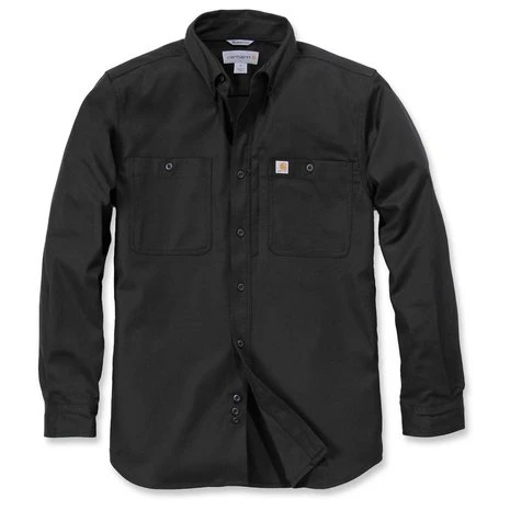 Carhartt Rugged Professional Long Sleeve Work Shirt Zwart Heren 3 Carhartt Rugged Professional Long Sleeve Work Shirt Zwart Heren - Afbeelding 3