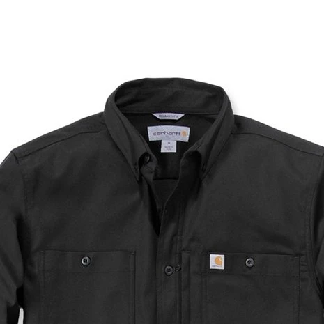 Carhartt Rugged Professional Long Sleeve Work Shirt Zwart Heren 4 Carhartt Rugged Professional Long Sleeve Work Shirt Zwart Heren - Afbeelding 4