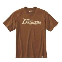 Carhartt Saw Graphic Walnut Heather T-Shirt Heren
