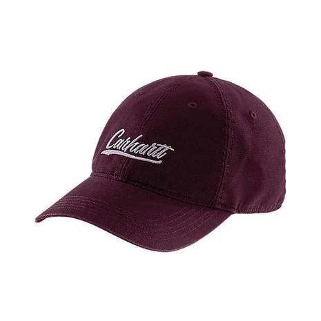 Carhartt Script Graphic Cap Blackberry Dames 1 Carhartt Script Graphic Cap Blackberry Dames