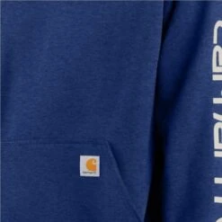 Carhartt Sleeve Logo Scout Blue Heather Hooded Sweatshirt Heren 7 Carhartt Sleeve Logo Scout Blue Heather Hooded Sweatshirt Heren -Carhartt Werkout Verkoopwinkel carhartt sleeve logo scout blue heather hooded swe 2