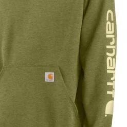 Carhartt Sleeve Logo True Olive Heather Hooded Sweatshirt Heren 6 Carhartt Sleeve Logo True Olive Heather Hooded Sweatshirt Heren -Carhartt Werkout Verkoopwinkel carhartt sleeve logo true olive heather hooded swe 2