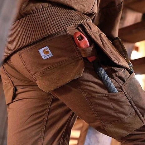 Carhartt Steel Rugged Flex Double Front Cargo Bruin Werkbroek Heren 8 Carhartt Steel Rugged Flex Double Front Cargo Bruin Werkbroek Heren - Afbeelding 8