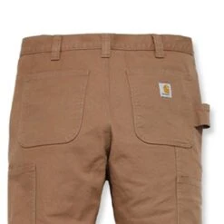 Carhartt Straight Fit Stretch Duck Dungaree Bruin Broek Heren -Carhartt Werkout Verkoopwinkel carhartt straight fit stretch duck dungaree bruin 4