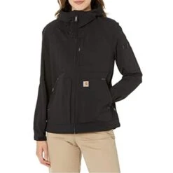 Carhartt Super Dux Lightweight Hooded Zwart Jas Dames -Carhartt Werkout Verkoopwinkel carhartt super dux lightweight hooded zwart jas da 6