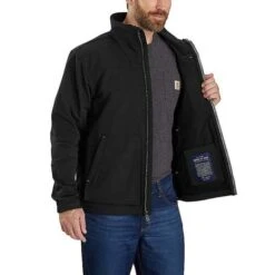 Carhartt Super Dux Lightweight Mock-Neck Zwart Jas Heren 8 Carhartt Super Dux Lightweight Mock-Neck Zwart Jas Heren -Carhartt Werkout Verkoopwinkel carhartt super dux lightweight mock neck zwart jas 3