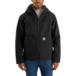 Carhartt Super Dux Sherpa-Lined Active Zwart Jas