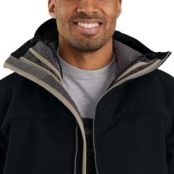 Carhartt Super Dux Sherpa-Lined Active Zwart Jas -Carhartt Werkout Verkoopwinkel carhartt super dux sherpa lined active zwart jas 4
