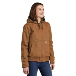 Carhartt Washed Duck Insulated Active Bruin Winterjas Dames -Carhartt Werkout Verkoopwinkel carhartt washed duck insulated active bruin winter 6