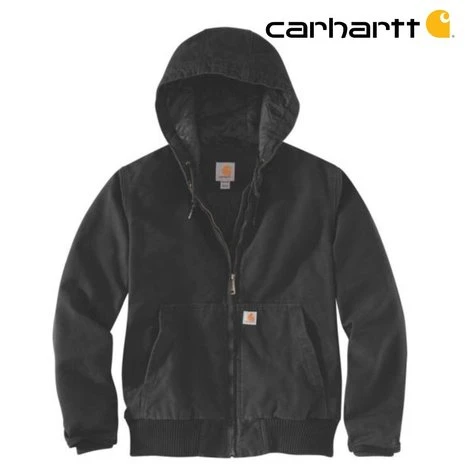 Carhartt Washed Duck Insulated Active Zwart Winterjas Dames 2 Carhartt Washed Duck Insulated Active Zwart Winterjas Dames - Afbeelding 2
