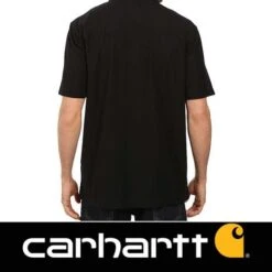 Carhartt Work Pocket Black Poloshirt Heren -Carhartt Werkout Verkoopwinkel carhartt work pocket black poloshirt heren 3