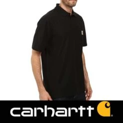 Carhartt Work Pocket Black Poloshirt Heren -Carhartt Werkout Verkoopwinkel carhartt work pocket black poloshirt heren 4