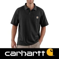 Carhartt Work Pocket Black Poloshirt Heren -Carhartt Werkout Verkoopwinkel carhartt work pocket black poloshirt heren 5