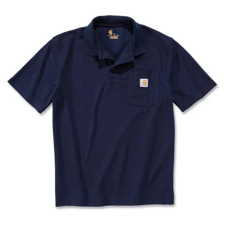 Carhartt Work Pocket Dark Cobalt Heather Poloshirt Heren 1 Carhartt Work Pocket Dark Cobalt Heather Poloshirt Heren